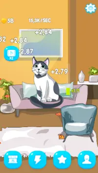 Feed the Cat - Idle Clicker Game Screen Shot 2