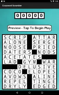 Crossword Scrambler Screen Shot 12