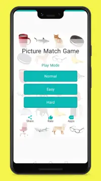 Picture Match-메모리 게임, 매칭 퍼즐 게임 Screen Shot 0