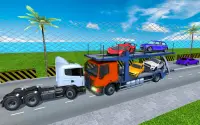 Car Transporter Truck- Free Cargo Trailer Driving Screen Shot 2