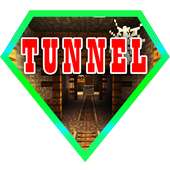 Horror Tunnel Creepy Adventure. Map for MCPE