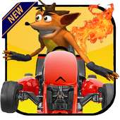 Crash Kart Bandi Game