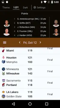 Sports Alerts - NBA edition Screen Shot 0