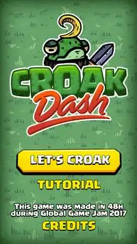Croak Dash Screen Shot 1
