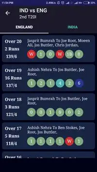 CrickUB-Live Cricket Score Screen Shot 3