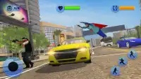 летающий Супер бабуля герой Приключение Screen Shot 1