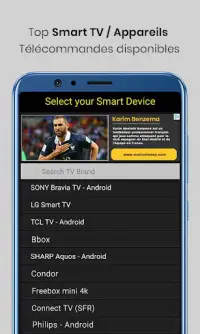 Smart TV Télécommande Screen Shot 2