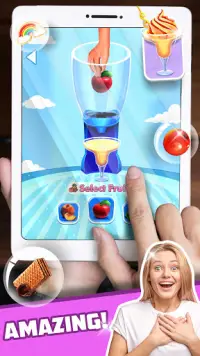 Fruit Blender 3d- Juice Game Screen Shot 0