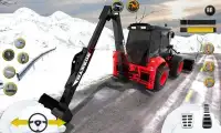 Neve escavatori Gru - Salvare Robot Simulatore Screen Shot 2