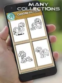 Pony Coloring Book Pages Screen Shot 7