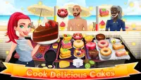 मिठाई खाना पकाने केक निर्माता स्वादिष्ट बेकिंग खेल Screen Shot 2