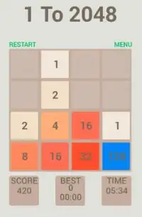 1 To 2048 Screen Shot 4