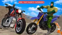 BIKE RACING 3D – SUPERHERO GAME 2018 Screen Shot 1