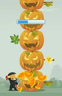 Ninja Pumpkin Dash Screen Shot 2