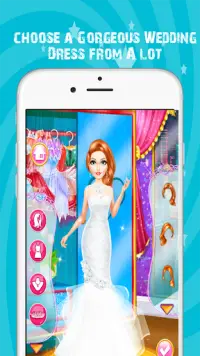 Wedding of Princess : Love Crush Game Screen Shot 1
