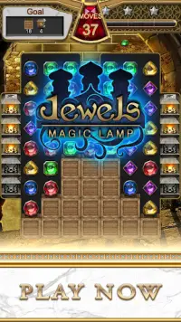 Jewels Magic Lamp : Match 3 Screen Shot 2