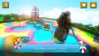 Аквапарк Крафт GO: 3D приключение на водных горках Screen Shot 0