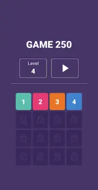 250 - (Puzzle Game, 1 to 50) Screen Shot 0