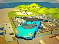 Flying Sport Car Simulator2016 Screen Shot 9