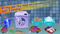 Laundry & Dry Clean For Girls - Kids Washing Games Screen Shot 1