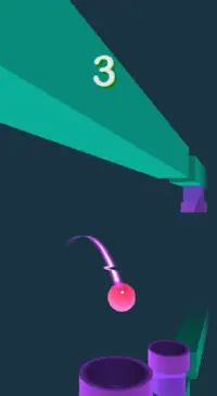 Flappy Ball 3D - Color Ball Run Game 2020 Screen Shot 3