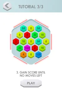 2048 Hex - challenging puzzle game Screen Shot 7