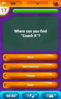 College Sports Fun Trivia Quiz Screen Shot 6