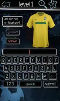 Football Kits Quiz Screen Shot 1