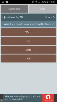 Astrology Quiz Free Screen Shot 3