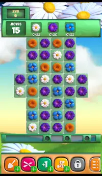 Flower Story: match 3 game Screen Shot 3