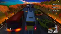 Pembalap lalu lintas bus: Endless highway racing Screen Shot 1
