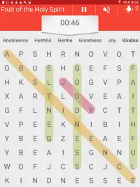 Bible Game - Word Search Screen Shot 1