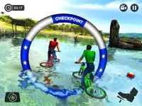 Navigatore di acqua galleggiante BMX Bicycle Rider Screen Shot 6