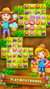 Garden Craze - Fruit Legend Match 3 Game Screen Shot 2