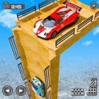 Two Cars Mega Ramp Impossible Stunts