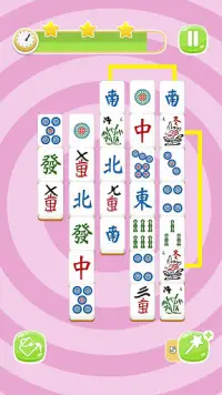การเชื่อมต่อไพ่นกกระจอก : Mahjong connect Screen Shot 1