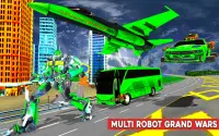 Army Bus Robot:Flying Car Game Screen Shot 16