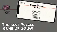 Temukan Puzzle Tantangan Kunci-Pikiran Game Screen Shot 0