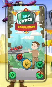 Sky Force Commander Screen Shot 0