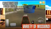 Construction Truck Driver 3D Screen Shot 3