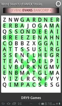 Wall Street Word Search AMEX Screen Shot 12