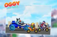 Oggy Car Racing Game Screen Shot 2