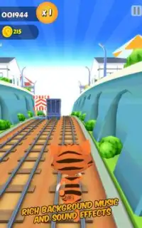 Subway Cat Run Surf - Dash Screen Shot 5