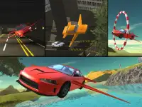 Voler 3D Car Flight Pilot Screen Shot 7