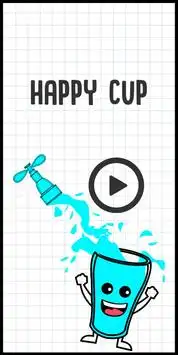 piala bahagia: kecerdasan Game gratis, bantuan cup Screen Shot 0