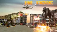 Canavar Dino VS King Kong Saldırı Oyun Screen Shot 2