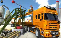 Oil Tanker Driving Truck Games Screen Shot 0