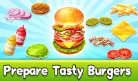 burger chef mania gila street food cooking game Screen Shot 6