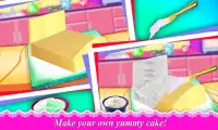 Princess Bed Cake Maker Oyunu! Bebek Kekleri Yemek Screen Shot 3
