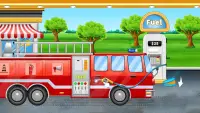 Fire Engine Rescue Truck Games Screen Shot 1